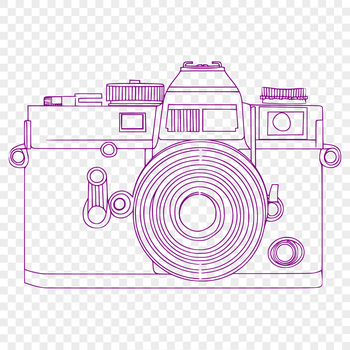 Creative Camera Vector Illustration