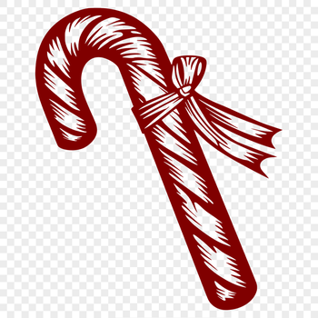 Creative Candy Cane In SVG, PNG, PDF And DXF File Formats - Free