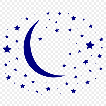 A vector illustration of the full moon in space, suitable for digital designs and crafts.