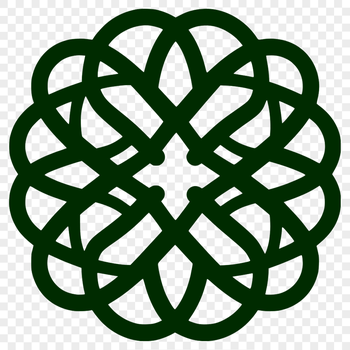 A traditional Celtic-inspired pattern featuring intricate shape and ornate embellishment.