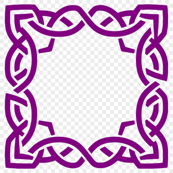 A traditional Celtic design featuring intricate ornamentation and shape patterns.
