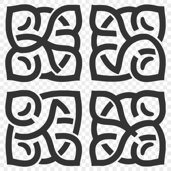 A traditional Celtic shape with intricate embellishments for decorative use.