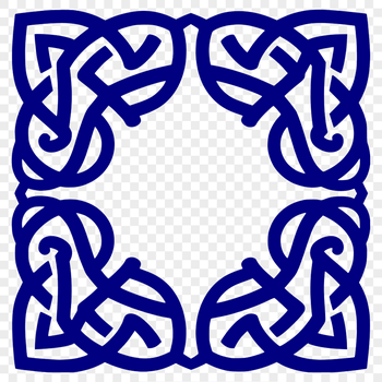 A traditional Celtic pattern featuring intricate ornamentation.