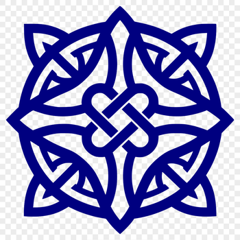 Detailed Celtic ornate pattern design