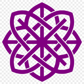 Ancient Celtic knotwork pattern with intricate ornamentation