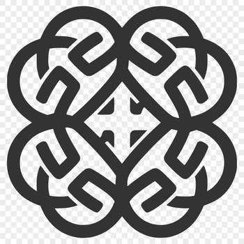 Ancient Celtic knotwork pattern with intricate details and ornate embellishments.