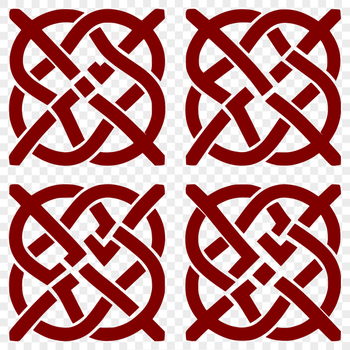An ornate Celtic knot pattern, suitable for digital cutting machines and crafting projects.