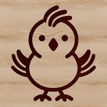 A simple line drawing of a cute farm animal, ideal for use as clip art in designs.
