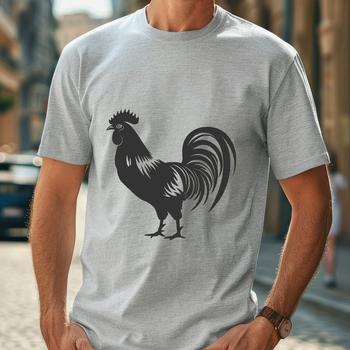 Artistic Rooster In PNG & SVG