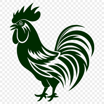 Rooster SVG, PNG, PDF And DXF Files