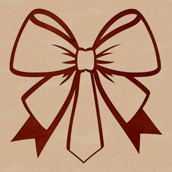 A colorful, decorative bow design suitable for various projects, including crafting and digital art.
