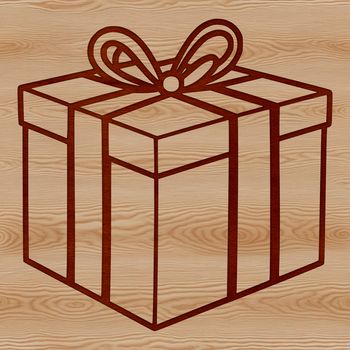 A simple 3D box design created using vector graphics, suitable for various digital applications.