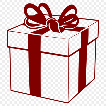 A simple 2D illustration of a box with flat surfaces, suitable for vector graphics.