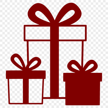 Wrapped Gift Box SVG Illustration A simple vector illustration of a wrapped gift box with ribbon and bow.