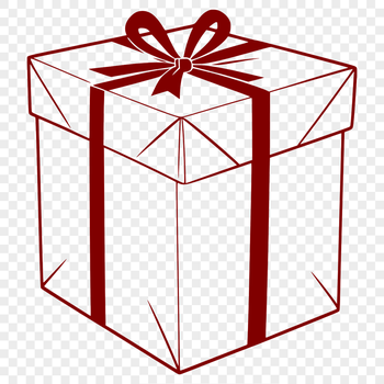 A simple box design made from vectors, suitable for various digital applications.