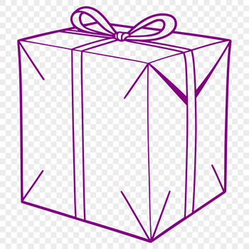 A simple box illustration designed as a template for various uses.