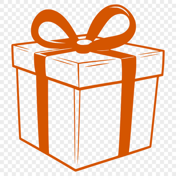 Simple vector box illustration with clean lines and minimal design.
