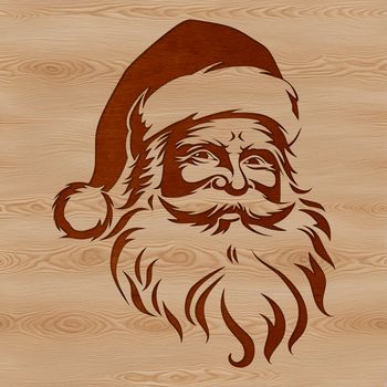 A high-quality vector design featuring the iconic character Santa Claus.