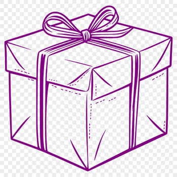 A simple vector illustration of a rectangular box, suitable for digital design projects.