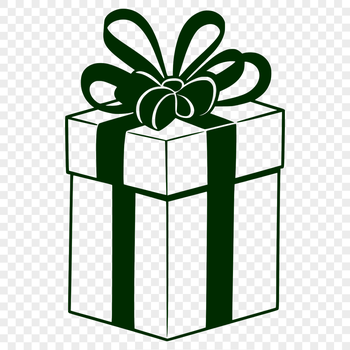 A simple vector box design, suitable for various uses including Christmas and birthday gift presentations.