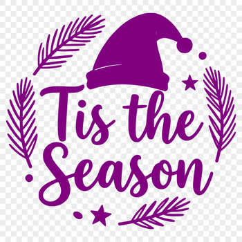 Decorative Christmas phrases with a clean, minimalist aesthetic suitable for various applications.