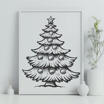 Unique Christmas Tree - For Sublimation Project
