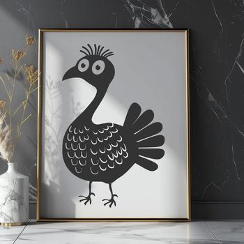 Artistic Turkey Drawing