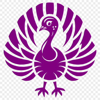 An SVG vector graphic image showing the entire body of a farm animal commonly associated with Christmas celebrations.