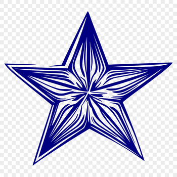 A geometric star shape created as a vector design, suitable for various uses.