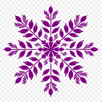 Decorative SVG snowflake vector design suitable for winter Christmas projects.