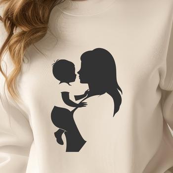 A woman figure designed as vector art, suitable for various digital applications.