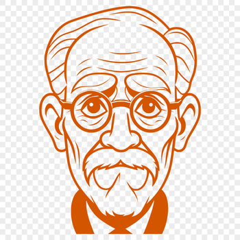 Simple line art representation of a man.