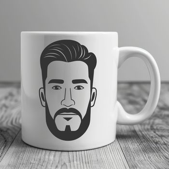 An illustration of a man created as a vector graphic in the SVG format.