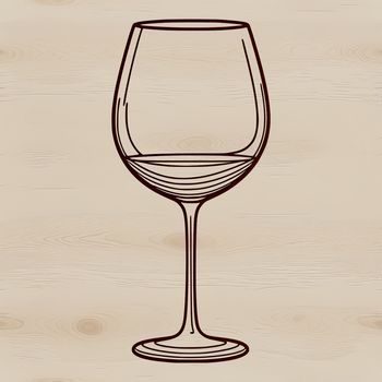 Close-up of a wine glass filled with liquid.