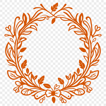 A floral design for crafting and DIY projects, made in vector format as a reusable digital template.