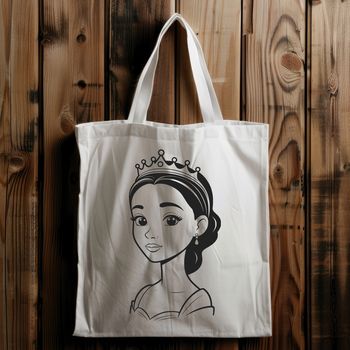 A young female character dressed in royal attire, suitable for vector graphics.