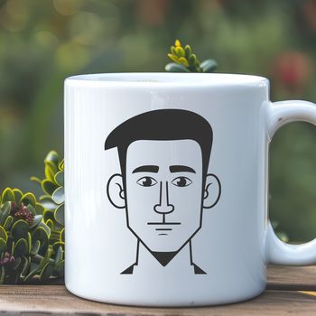 Male figure illustration in scalable vector format.