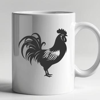 Unique Cockerel In DXF Format