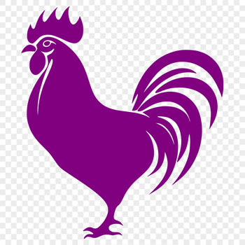 Artistic Rooster SVG