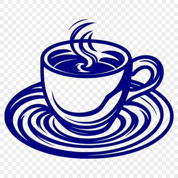 A simple illustration of a cup, suitable for crafting and design projects.