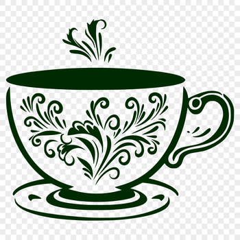 A simple cup design created in vector format, suitable for various digital applications.