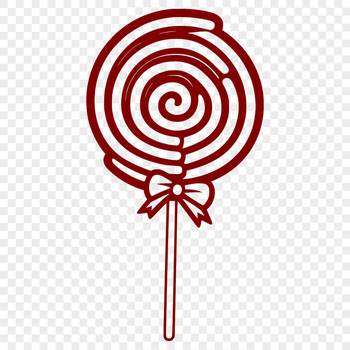 Colorful hand-held candy made from sugar and corn syrup, with a vector design suitable for cutting machines like Cricut.