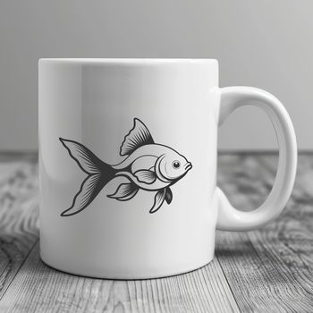 A vector graphic representation of a popular aquarium pet.