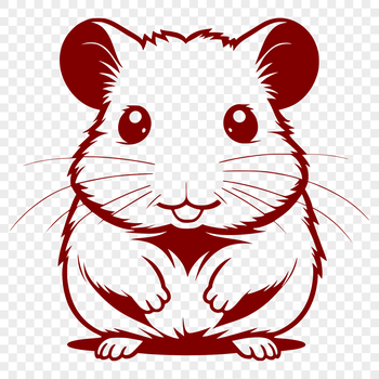 A cute, small mammal commonly kept as a pet.