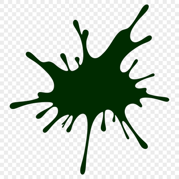 A colorful illustration of a splat shape, ideal for vector design and digital crafting.