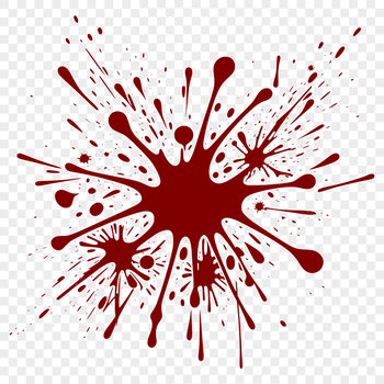 A digital illustration of a splat shape with a textured appearance, suitable for vector design and cutting machine projects.