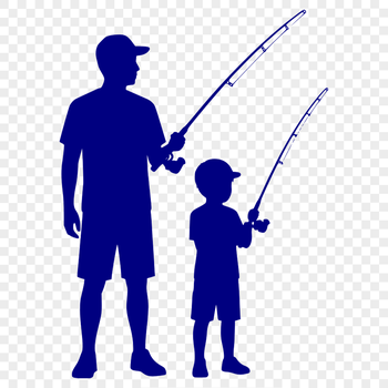 SVG fishing rod vector for commercial use