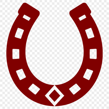 SVG horse shoe template for Cricut and laser cutting