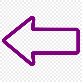 Arrow SVG template for laser engraving and web design