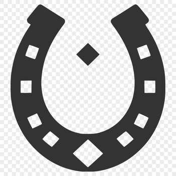 Free downloadable horse shoe SVG for web design and decals